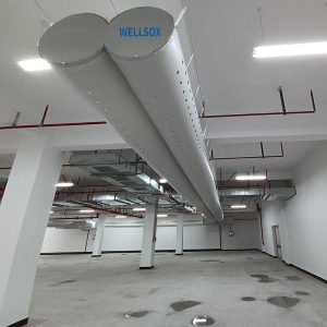 椭圆形织物管道